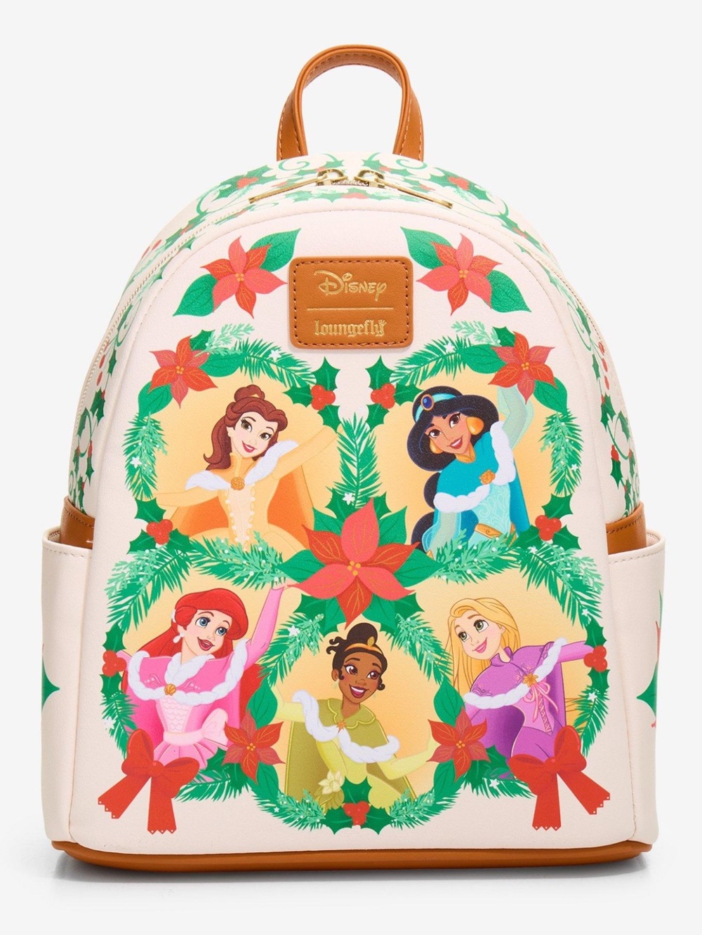 Loungefly Disney Holiday Christmas Princesses Backpack